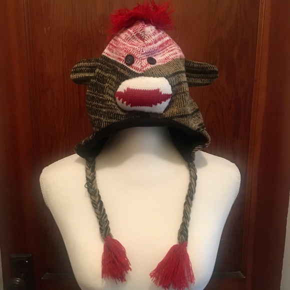 Other - Whimsical Sock Monkey Hat